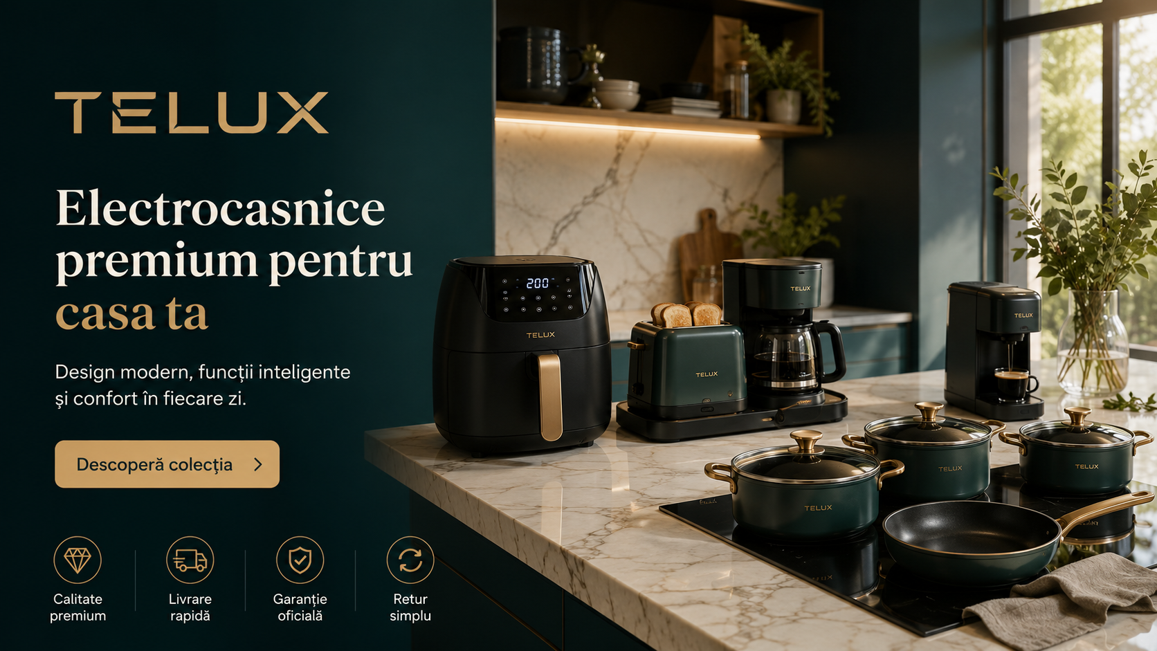 TELUX — Electrocasnice premium pentru casa ta